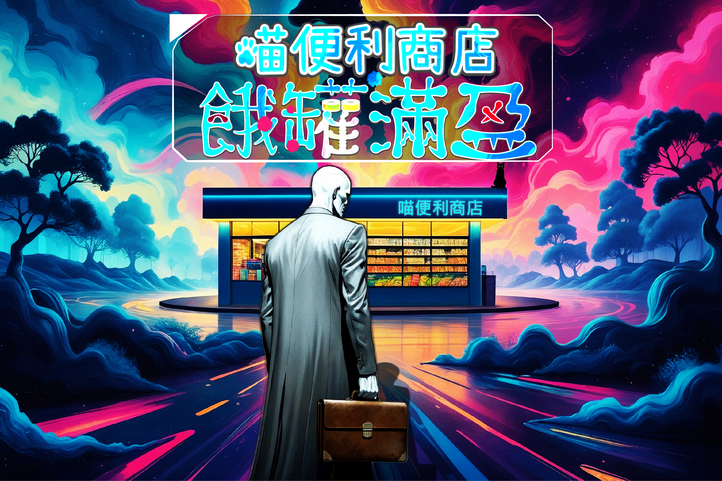 喵便利商店餓罐滿盈主視覺